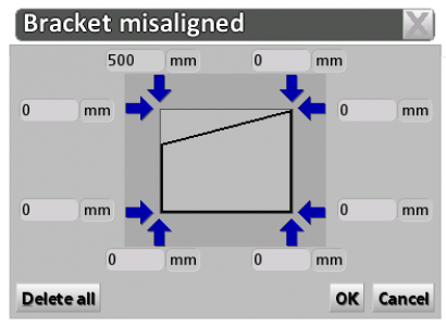 Opera Job ManagementMisaligned bracket management